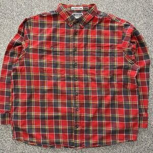 Duluth Flannel Shirt Mens 2XLT Big Tall Free Swinging Untucked Relaxed Fit LS